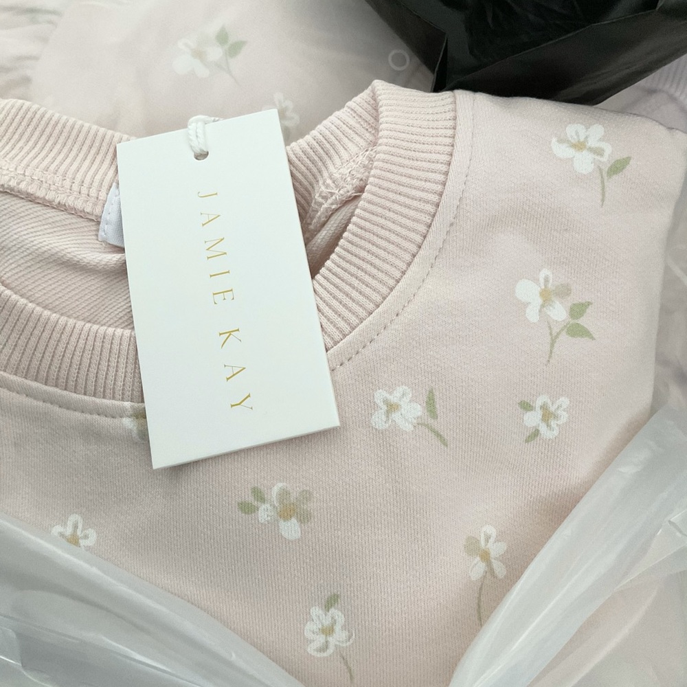 Jamie Kay new Penny Sweat Evie Floral 5t sweatshirt - Picture 2 of 2
